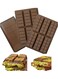 Set of 3 Premium Quality Dubai Chocolate Bar Silicone Molds for Making Dubai Chocolate Bar