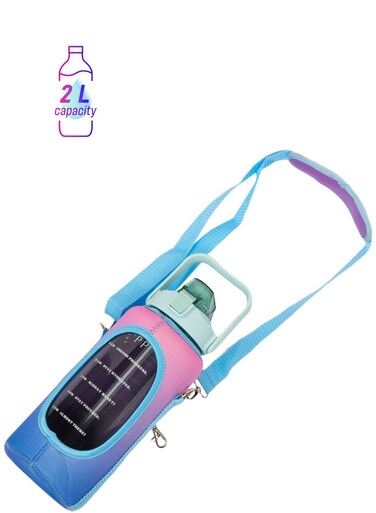 Pear Green Tracker 2L Water Bottle &amp; Gradient Pouch Bundle