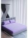 Cotton Microfiber Plain Super King Fitted Sheet &acirc;&euro;&ldquo; Lavender &acirc;&euro;&ldquo; 200 x 200 cm with 2 Pillowcases