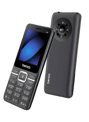 bencoG6 4G Keypad Mobile Phone No Camera Black - Middle East Version