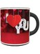 imPRESS Color Changing Coffee Mug with Hanging I Love You Design
