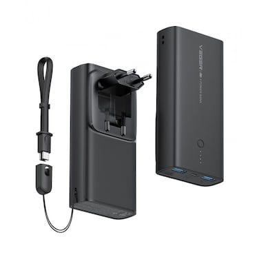 Power Bank VEGER ACE100 &ndash; 10 000mAh LCD QC3.0 PD 20W &ndash; Black
