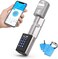 WELOCK PCB41-UAE Smart Door Lock Cylinder with Password WI-FI App RFID Card Unlock for Home Office Airbnb