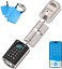 WELOCK ToucD41-UAE Biometric Fingerprint Smart Cylinder Door Lock with Password WI-FI App RFID Card Unlock For Home Office Airbnb
