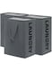 CHICVITA Dirty Laundry Hamper Basket Foldable, Large Hampers for Laundry, Tall Hamper for Dorm and Living Room, Folding Laundry Basket Collapsible, 3-Pack 75L, Grey Bin