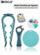 3PCS Easy Grip Jar Opener with Non Slip Rubber Design and Multi Function Feature Senior Friendly Opener with Arthritic Hand Support for Kitchen Use