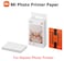 Mi Portable Photo Printer Paper Sheets ZINK Self-adhesive for XiaomiPocket Photo Printer 2&times;3-inch 20-sheets Photo Printer Paper
