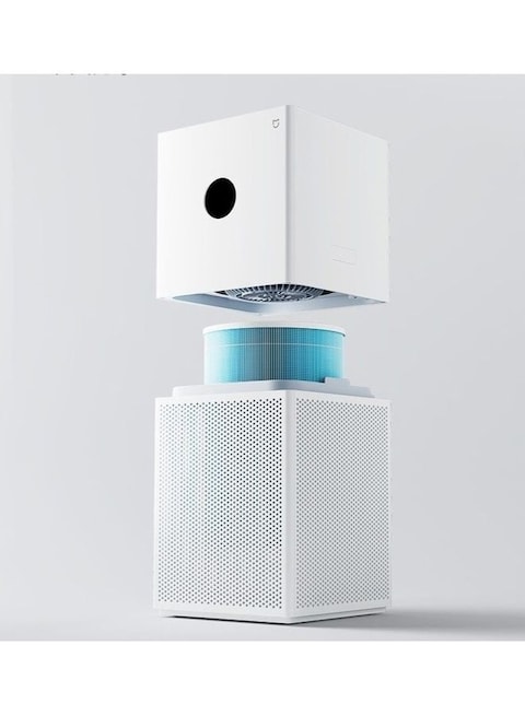 Xiaomi 4 Lite Smart Air Purifier, White (App/Voice Control , Suitable For Large Room Smart Air Cleaner Global Version, OLED Touch Screen Display)