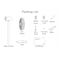 Xiaomi Smart Standing Fan 2 Pro Wireless Portable Rechargeable Double Layer Fan Wide Angle Ventilation With Smart Control and AI Voice Control - White