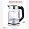 DLCHT1188S 1850W Electric Glass Kettle with 1.7 Litre Capacity - Multicolor