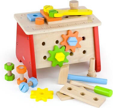 Viga Table Top Workbench, White