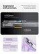 Mobcos iPhone 17 Pro Max Purple Elite Ring Premium Silicone MagSafe Case for iPhone   Silky Soft Touch   Military-Grade Shockproof Protection   Strong Magnetic Compatibility   Luxury Slim Cover