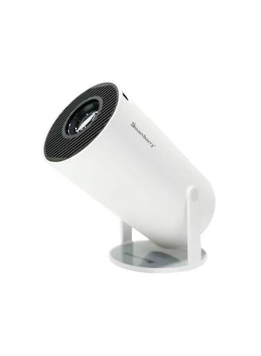 Smartbarry HT88 4K 1080P Mini Projector with WiFi &amp; Bluetooth Portable Premium Android OS Projector, 210&deg; Rotatable Stand, Dust Removal &amp; Heat Dissipation Design for Home Theater, Office, Gaming and Business