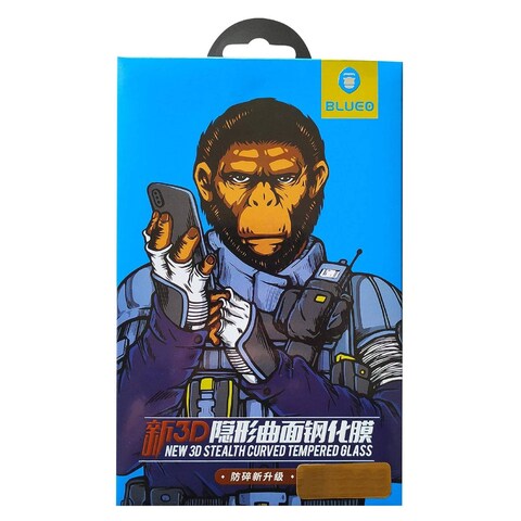 بلو نيو 3D ستيث tempered glass المنحني لجهاز هواوي P30، يوفر حماية كاملة للشاشة، مقاومة للصدمات والخدوش، تصميم أنيق، تركيب سهل وتطبيق خالي من الفقاعات
