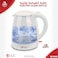 1.8L Glass Electric Kettle - 2200W Fast Boiling with Auto Shut-Off &amp; Boil-Dry Protection, BPA-Free Tea Kettle with LED Light &amp; Water Level Window (Stainless Steel Base)