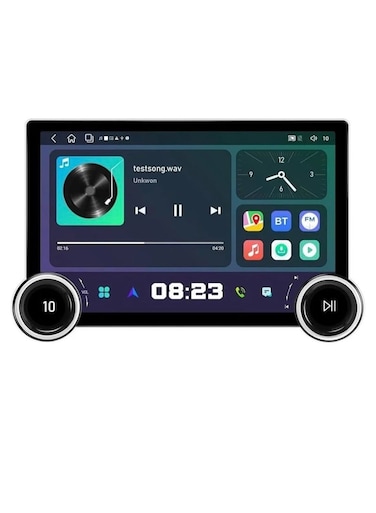 Diamond 2K QLED 10.5-inch universal Android car stereo system with dual knobs-CAR NAVI JS7