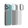 Green Lion Carbon Case for iPhone 13 Pro Max, Metal Camera Ring, Shockproof Protection, Anti-Scratch Surface, Lightweight &amp; Durable, Sleek Carbon Fiber Texture (Blue)

