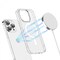 كفر Green Lion MagSafe Delgado لهاتف iPhone 14 Pro، تصميم نحيف، فتحات دقيقة، وضوح دائم، حماية من السقوط والكاميرا، مقاوم للبصمات والخدوش، مضاد للاصفرار

