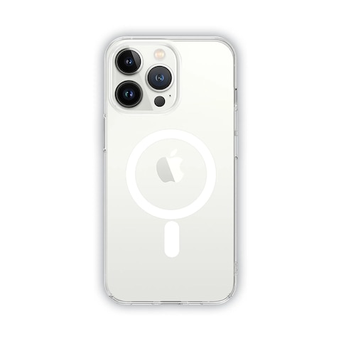كفر Green Lion MagSafe Delgado لهاتف iPhone 14 Pro، تصميم نحيف، فتحات دقيقة، وضوح دائم، حماية من السقوط والكاميرا، مقاوم للبصمات والخدوش، مضاد للاصفرار
