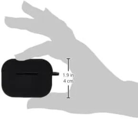 جرين لايون كفر سيليكون سلسلة برلين لسماعات AirPods Pro 2، تصميم حماية كاملة، نحيف وخفيف الوزن، مقاوم للبصمات والخدوش، جودة عالية، تصميم فريد - أسود
