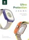 Green Lion Ultra Series Guard Pro Case Compatible With Apple Watch 49mm, 360˚ Full Protection, Easy Access To Every Button, Slim Full Coverage, Crystal Clear Glass (Purple)