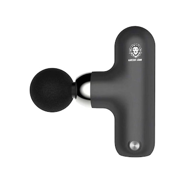 Green Lion Mini Pro Massage Gun, 40W Power, 2200-4000 RPM Motor Speed, 800mAh Battery, 1-3 Hours Working Time, Quiet Operation (<55 dB), Lightweight &amp; Portable, Black

