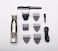 Green Lion 5 In 1 Multi-Function Hair Clipper Set, Multifunctional Replaceable Heads, Waterproof IPX6, 600mAh Battery, LED Display, Charging Base, 2-Hour Charging Time, 90-Min Discharge Time, Black