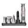 Green Lion 5 In 1 Multi-Function Hair Clipper Set, Multifunctional Replaceable Heads, Waterproof IPX6, 600mAh Battery, LED Display, Charging Base, 2-Hour Charging Time, 90-Min Discharge Time, Black