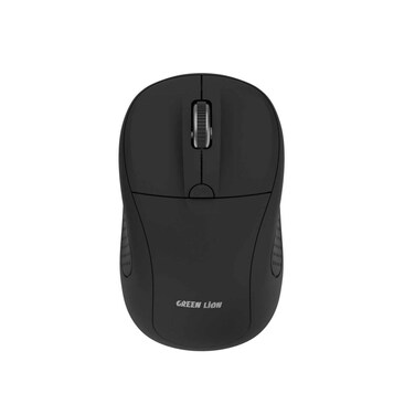 Green Lion G200 Wireless Mouse, 2.4GHz Wireless Technology, Adjustable DPI 800/1200/1600, Up to 10m Range, Powered by 2 AAA Batteries, Black
