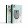 Green Lion G730 Wireless Mouse, 1200 DPI Resolution, 10m Range, Bluetooth 5.0, 400mAh Rechargeable Battery, 30cm Rechargeable Cable, ABS Material, Compatible with Windows and Mac - White
