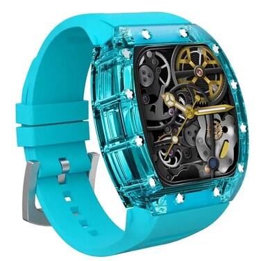 Green Lion Carlos Santos 1.57 Inches Smart Watch - Blue