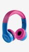 Green Lion GK-100 Kids Wireless Headphones, 300mAh Battery, BT V5.2, 40mm Drivers, 15H Playtime, Child-Safe Sound, AUX Port, Type-C Charging, Portable &amp; Lightweight - Blue/Pink
