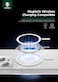 غرين ليون كيس متوافق مع MagSafe متوافق مع iPhone 15 Pro، مقاوم للخدش، جذب قوي، تصميم مقاوم للصدمات، حماية للكاميرا، حماية من السقوط، تناسب دقيق، قبضة مريحة - شفاف
