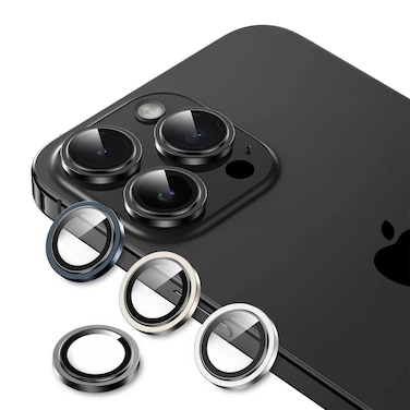 Green Lion HD Plus Camera Lens For iPhone 15 Pro / 15 Pro Max, Anti Fingerprint &amp; Anti Scratch, High Transparency, Water Resistant, Shatter Protection, Nano Absorbing