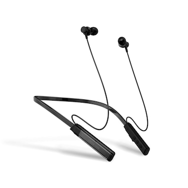Green Lion Veria Wireless Neckband, 17.5 Hours Talk Time, 17 Hours Music Time, Bluetooth 5.3, 1600 Hours Standby, 150mAh Battery, Black
