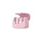 Green Lion Queen's True Wireless Earbuds: 5.3 Bluetooth, Multifunction Touch, 20Hz-20KHz Frequency, 15m Bluetooth Range, IPX4 Waterproof, 5 Hours Playtime, 16 Hours with Charging Case (Light Pink)
