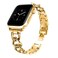 حزام ساعة Green Lion Bella لساعة Apple Watch 42/44/45/49 مم، ذهبى، مادة سبائك عالية الجودة، أنيق، متين، مثالي لساعة Apple Watch، تصميم أنيق للاستخدام اليومي
