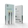 Green Lion USB-A To Lightning Tough Cable 1M, 480Mbps Transfer Speed, Charge &amp; Sync Functionality, 10000 Bends Lifespan, Secure &amp; Safe, Transparent Aluminum Alloy Braided Build

