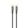 Green Lion Type-C To Type-C Tough Cable 1M, 480Mbps Transfer Speed, 60W PD Fast Charging, Charge &amp; Sync, 10000 Bends Lifespan, Secure &amp; Safe, Transparent Alloy Braided Build
