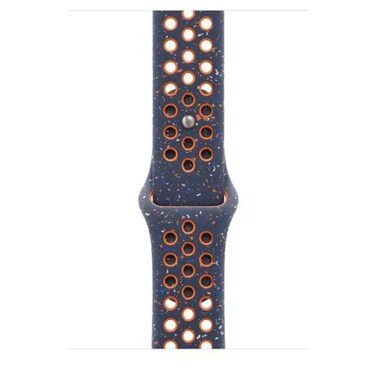 حزام سبورت لووب لساعة آبل من جرين لاين، مادة سيليكون ممتازة، ملاءمة مريحة ودائمة، متوافق مع ساعات آبل 42/44/45/49 مم، لون أزرق فلام
