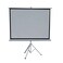 Green Lion 72" Portable Projection Screen, Tripod Stand, 160&deg; Wide View Angle, Washable, Lightweight, Height Adjustable, Wrinkle-Free, Perfect for Home or Office Use - Matte White
