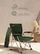 Green Lion Outdoor Camping Chair with Carrying Bag, Fabric Oxford 600D Material, Lightweight and Durable, Built-in Bottle Holding Pocket, 61&times;62&times;88cm Spacious Design, Dark Green
