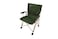 Green Lion Outdoor Camping Chair with Carrying Bag, Fabric Oxford 600D Material, Lightweight and Durable, Built-in Bottle Holding Pocket, 61&times;62&times;88cm Spacious Design, Dark Green
