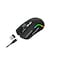 Green Lion Rechargeable Gaming Mouse, Adjustable DPI 1200-2400-3200, 7 Customizable Keys, 2.4GHz Wireless, Bluetooth 5.2, RGB Lights, ABS Build, 10m Operating Range - Black

