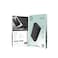 Green Lion Rome 20000mAh Power Bank, Compact &amp; Lightweight Design, 20W Power Delivery, Fast Charge, 2 &times; USB-A &amp; Type-C Output, Type-C &amp; Micro Input - Black