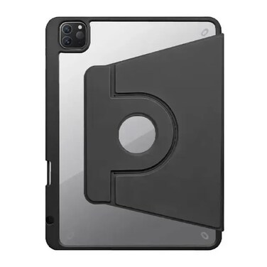 كفر جرين ليون الشفاف الفوليو لـ iPad 10.2 7/8/9، مغناطيس قوي، استيقاظ تلقائي، تصميم مفصول مغناطيسيًا، نحيف وخفيف الوزن، حماية كاملة - أسود
