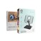 Green Lion Transparent Tablet Stand with 360&deg; Rotating Base, 180&deg; Foldable, Anti-Slip Silicone Pads, Adjustable Viewing Angles, Lightweight &amp; Portable - Black
