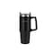 Green Lion Vacuum Travel Mug, 24 Hours Cold Water &amp; 16 Hours Hot Water, Stainless Steel Material, 900ml (30oz) Capacity, Extra Wide Opening, Cupholder Friendly, Comfy Handle, Black
