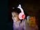 Green Lion GL-400 Kids Wireless Headphone, 400mAh, BT V5.3, Light Effect &amp; Flashing Modes, Up to 20 Hours Working Time, Type-C Charging, TF Card, AUX - Pink