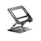 Green Lion 360 Rotatable Laptop Stand, Adjustable Height and Angle, Compatible with 13 to 17-inch Laptops, Carbon Steel &amp; Silicone, Black
